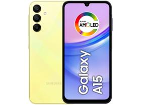 Smartphone Samsung Galaxy A15 4G 128GB Tela 6.5 4GB RAM Câmera Tripla + Selfie 13MP