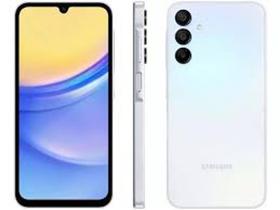 Smartphone Samsung Galaxy A15 6,5" 128GB Azul Claro 4GB RAM Câm. Tripla 50MP + Selfie 13MP 5000m Smartphone Samsung Galaxy A15 6,5" 128GB Azul Claro 4GB RAM Câm. Tripla 50MP + Selfie 13MP 5000m