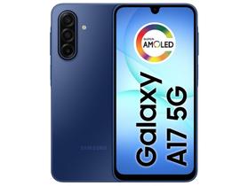 Smartphone Samsung Galaxy A17 256GB 5G 4GB RAM Azul 6,7" Câm. Tripla + Selfie 13MP Smartphone Samsung Galaxy A17 256GB 5G 4GB RAM Azul 6,7" Câm. Tripla + Selfie 13MP