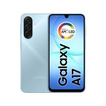Smartphone Samsung Galaxy A17 com IA 128GB 4GB RAM Câmera de 50MP Tela de 6.7 NFC IP54 - Azul
