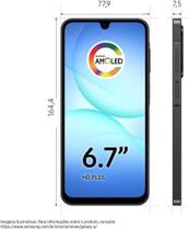 Smartphone Samsung Galaxy A17 SM-0175F/DS 256GB, 8GB, 50MP Tela 6.7", IP54 - Preto Smartphone Samsung Galaxy A17 SM-0175F/DS 256GB, 8GB, 50MP Tela 6.7", IP54 - Preto