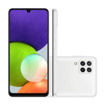 Smartphone Samsung Galaxy A22 Câmera Frontal de 13MP Tela de 6.4 128GB 4GB RAM Octa Core Branco Smartphone Samsung Galaxy A22 Câmera Frontal de 13MP Tela de 6.4 128GB 4GB RAM Octa Core Branco