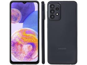 Smartphone Samsung Galaxy A23 128GB Preto 4G - Octa-Core 4GB RAM 6,6” Câm Quádrupla + Selfie 8MP Smartphone Samsung Galaxy A23 128GB Preto 4G - Octa-Core 4GB RAM 6,6” Câm Quádrupla + Selfie 8MP