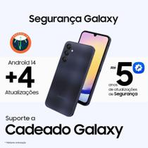 Smartphone Samsung Galaxy A25 5G 256GB 8GB de RAM Tela Infinita de 6.5 Câmera Traseira Tripla 50MP OIS + 8MP + 2MP - Azul Escuro Smartphone Samsung Galaxy A25 5G 256GB 8GB de RAM Tela Infinita de 6.5 Câmera Traseira Tripla 50MP OIS + 8MP + 2MP - Azul Escuro