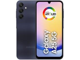 Smartphone Samsung Galaxy A25 6,5" 256GB Azul Escuro 5G 8GB RAM Câm Tripla 50MP + 13MP 5000mAh Smartphone Samsung Galaxy A25 6,5" 256GB Azul Escuro 5G 8GB RAM Câm Tripla 50MP + 13MP 5000mAh