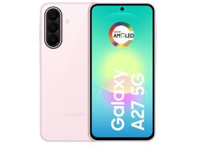 Smartphone Samsung Galaxy A27 256GB 5G 6GB RAM Rosa 6,7" Câm. Tripla Selfie 12MP Smartphone Samsung Galaxy A27 256GB 5G 6GB RAM Rosa 6,7" Câm. Tripla Selfie 12MP