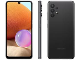 Smartphone Samsung Galaxy A32 128GB Preto 4G - 4GB RAM Tela 6,4” Câm. Quádrupla + Selfie 20MP