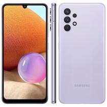 Smartphone Samsung Galaxy A32 128GB Tela 6.4 Camera Quadrupla 64MP 8MP 5MP 2MP Frontal 20MP Violeta