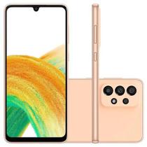 Smartphone Samsung Galaxy A33 128GB 5G - Rosé, Câmera Quadrupla 48MP + Selfie 13MP, RAM 6GB, Tela 6.4"