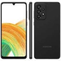 Smartphone Samsung Galaxy A33 128GB Preto 5G 6.4" Super AMOLED 90Hz Câmera Quadrupla 48MP 4K Selfie 13MP