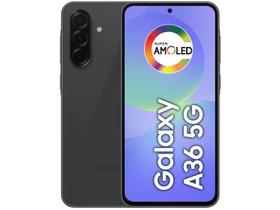 Smartphone Samsung Galaxy A36 128GB 5G 6GB RAM Preto 6,7" Câm. Tripla + Selfie 12MP