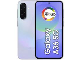 Smartphone Samsung Galaxy A36 256GB 5G - Violeta, Câmera Tripla 50MP, RAM 8GB, Tela 6.7"