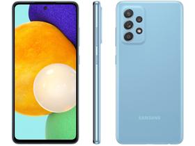 Smartphone Samsung Galaxy A52 128GB Azul 6GB RAM 6,5" Câm. Quádrupla + Selfie 32MP Dual Chip