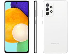 Smartphone Samsung Galaxy A52 128GB Branco 6GB RAM 6,5" Câm. Quádrupla + Selfie 32MP Dual Chip