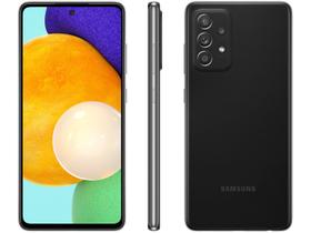 Smartphone Samsung Galaxy A52 128GB Preto 6GB RAM 6,5" Câm. Quádrupla + Selfie 32MP Dual Chip