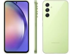 Smartphone Samsung Galaxy A54 5G Verde Lima, 128GB, 8GB RAM e Câmera Tripla de 50MP +12MP + 5MP