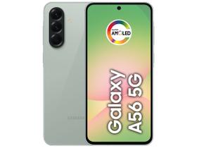 Smartphone Samsung Galaxy A56 128GB 5G 8GB RAM Verde 6,7" Câm. Tripla + Selfie 12MP