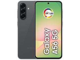 Smartphone Samsung Galaxy A56 256GB 5G 8GB RAM Preto 6,7" Câm. Tripla + Selfie 12MP