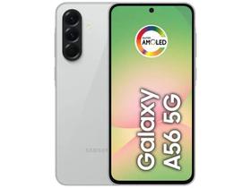 Smartphone Samsung Galaxy A56 256GB - Cinza, 5G, Câmera Tripla 50MP, RAM 8GB, Tela 6.7"