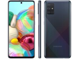 Smartphone Samsung Galaxy A71 128GB Preto 6GB RAM 6,7" Câm. Quádrupla + Selfie 32MP Dual Chip