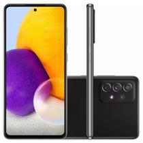Smartphone Samsung Galaxy A72 Dual Chip Câmera Quádrupla de 64MP.12MP.8MP.5MP Zoom Hibrido 30x Frontal 32 MP 6.7 128GB Preto Smartphone Samsung Galaxy A72 Dual Chip Câmera Quádrupla de 64MP.12MP.8MP.5MP Zoom Hibrido 30x Frontal 32 MP 6.7 128GB Preto