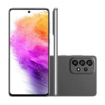 Smartphone Samsung Galaxy A73 5G 128GB 8GB RAM Processador Octa Core Selfie de 32MP Tela de 6.7 Cinza