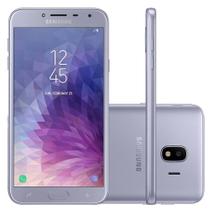 Smartphone Samsung Galaxy J4 Dual Chip Android 8.0 Quad Core 32GB 4G Câmera 13MP Tela 5.5 Ametista