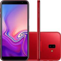 Smartphone Samsung Galaxy J6 Plus 32GB Vermelho 4G - 3GB RAM Tela 6 Câm. 13MP + Câm. Selfie 5MP Smartphone Samsung Galaxy J6 Plus 32GB Vermelho 4G - 3GB RAM Tela 6 Câm. 13MP + Câm. Selfie 5MP