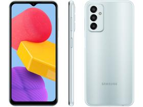 Smartphone Samsung Galaxy M13 128GB Azul 4G Octa-Core 4GB RAM 6,6” Câm. Tripla + Selfie 8M