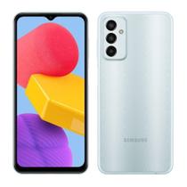 Smartphone Samsung Galaxy M13 Azul, Tela 6.6", 4G+Wi-Fi, And.12,Câm. Tras. de 50+5+2MP, Frontal de 8MP, 4GB RAM, 128GB