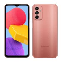 Smartphone Samsung Galaxy M13 Cobre, Tela 6.6", 4G+Wi-Fi, And.12,Câm. Tras. de 50+5+2MP, Frontal de 8MP, 4GB RAM, 128GB