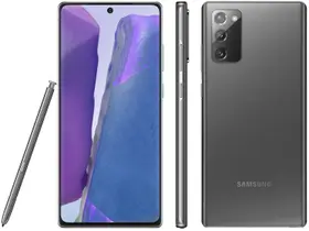 Smartphone Samsung Galaxy Note 20 256GB Mystic Gray 5G 8GB RAM 6,7" Câm. Tripla + Selfie 10MP Dual Chip Smartphone Samsung Galaxy Note 20 256GB Mystic Gray 5G 8GB RAM 6,7" Câm. Tripla + Selfie 10MP Dual Chip