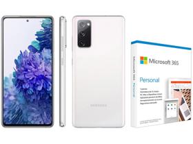 Smartphone Samsung Galaxy S20 FE 128GB Cloud White - 4G + Microsoft 365 Personal Office 365 apps 1TB