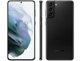 Smartphone Samsung Galaxy S21+ 128GB Preto 8GB RAM 6,7" Câm Tripla + Selfie 10MP Dual Chip