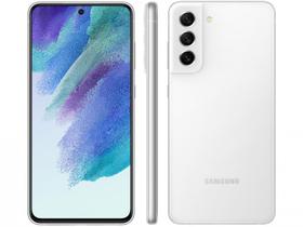 Smartphone Samsung Galaxy S21 FE 256GB Branco 5G Octa-Core 8GB RAM 6,4” Câm. Tripla + Selfie 32MP