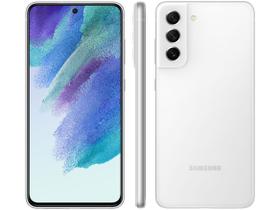Smartphone Samsung Galaxy S21 FE 256GB Branco 5G Octa-Core 8GB RAM 6,4” Câm. Tripla + Selfie 32MP