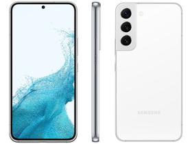 Smartphone Samsung Galaxy S22 128GB Branco 5G Octa-Core 8GB 6,1" RAM Câm. Tripla + Selfie 10MP Dual Chip
