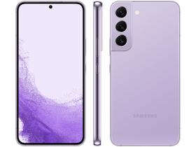 Smartphone Samsung Galaxy S22 128GB Violeta 5G - Octa-Core 8GB RAM 6,1” Cam. Tripla + Selfie 10MP