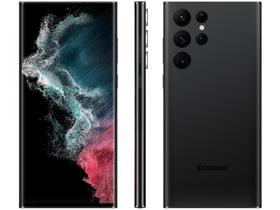 Smartphone Samsung Galaxy S22 Ultra 256GB Preto 5G - 12GB RAM 6,8” Câm. Quádrupla Snapdragon