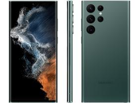 Smartphone Samsung Galaxy S22 Ultra 256GB Verde 5G - 12GB RAM 6,8” Câm. Quádrupla Snapdragon