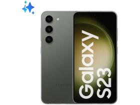 Smartphone Samsung Galaxy S23 128GB Verde 5G 8GB RAM 6,1” Câm Tripla + Selfie 12MP