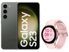 Smartphone Samsung Galaxy S23 128GB Verde - 5G + Smartwatch Samsung Galaxy Watch FE 40mm