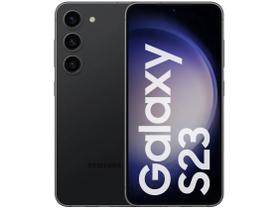 Smartphone Samsung Galaxy S23 256GB Preto 5G 8GB RAM 6,1” Câm Tripla + Selfie 12MP