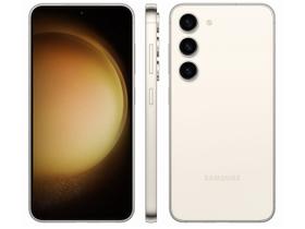 Smartphone Samsung Galaxy S23+ 512GB Creme 5G 8GB RAM 6,6” Câm. Tripla + Selfie 12MP