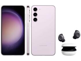 Smartphone Samsung Galaxy S23+ 512GB Violeta 5G - 8GB RAM + Galaxy Buds FE Sem Fio Grafite Smartphone Samsung Galaxy S23+ 512GB Violeta 5G - 8GB RAM + Galaxy Buds FE Sem Fio Grafite