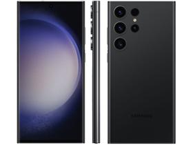 Smartphone Samsung Galaxy S23 Ultra 512GB Preto 5G 12GB RAM 6,8” Câm. Quádrupla + Selfie 12MP