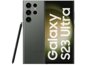 Smartphone Samsung Galaxy S23 Ultra 512GB Verde 5G 12GB RAM 6,8” Câm. Quádrupla + Selfie 12M Smartphone Samsung Galaxy S23 Ultra 512GB Verde 5G 12GB RAM 6,8” Câm. Quádrupla + Selfie 12M