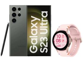 Smartphone Samsung Galaxy S23 Ultra 512GB - Verde 5G + Smartwatch Samsung Galaxy Watch FE 40mm