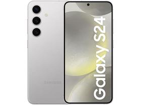 Smartphone Samsung Galaxy S24 6,2" Galaxy AI 256GB Cinza 5G 8GB RAM Câm. Tripla 50MP + Selfie 12MP Bateria 4000mAh Dual Chip