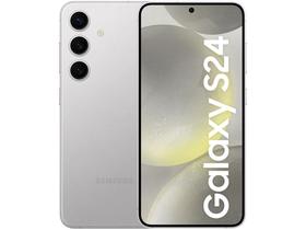 Smartphone Samsung Galaxy S24 6,2" Galaxy AI 256GB Cinza 5G 8GB RAM Câm. Tripla 50MP + Selfie 12MP Bateria 4000mAh Dual Chip